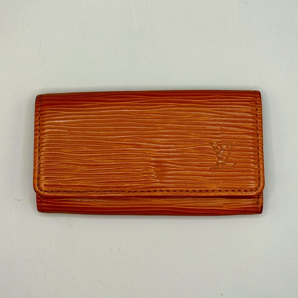 Vintage LV Brown Epi Leather 4-Key Holder